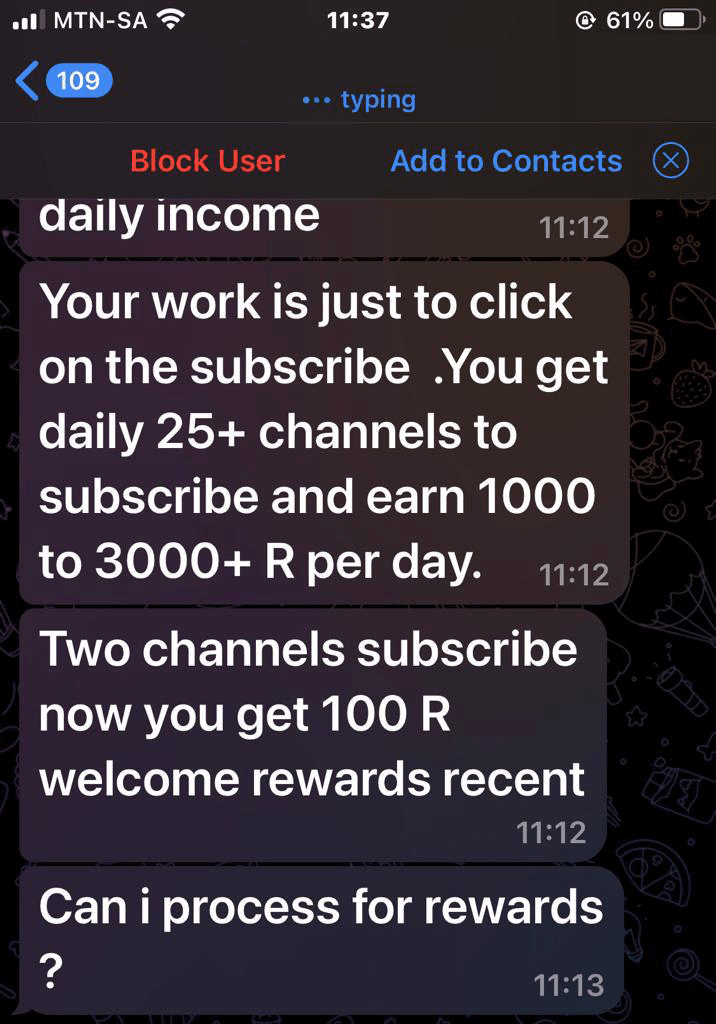 scam alert message2 scam alert message2